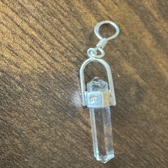 Quartz Crystal Yin Yang Talisman Reiki Healing Pendant Silver 925 - Picture 6 of 8